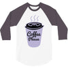 cool coffee please t shirt 3/4 Sleeve Shirt