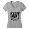 panda zentagle Women's V-Neck T-Shirt