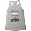 i only have sex, ideal gift, birthday present funny Racerback Tank