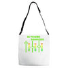 dj volume,funny Adjustable Strap Totes