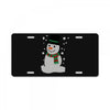 christmas snowman License Plate