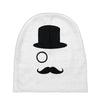 moustache gentleman Baby Beanies