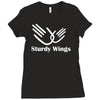 sturdy wings Ladies Fitted T-Shirt