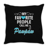 My Favorite People Call Me Pawpaw Throw Pillow