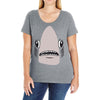 katy perry shark Ladies Curvy T-Shirt