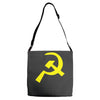hammer &amp; sickle communist Adjustable Strap Totes