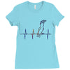 my heart beats for parrots Ladies Fitted T-Shirt