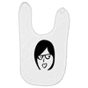 crazy girl Baby Bibs