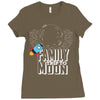 Family Trip To Moon Ladies Fitted T-Shirt