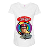captain scarlet ideal birthday gift present Maternity Scoop Neck T-shirt