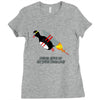 never give up poster Ladies Fitted T-Shirt