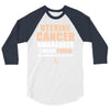 Uterine Cancer Awareness I Wear Peach For Some Special To Me 3/4 Sleeve Shirt