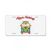 hippie holidays License Plate