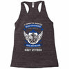 navy veteran 2 Racerback Tank