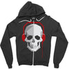 Sound Skull Zipper Hoodie