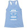 Never Underestimate the Strength of a Prostate Cancer Warrior Racerback Tank