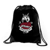 bad cat   gatos locos Drawstring Bags