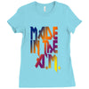 made in the am Ladies Fitted T-Shirt