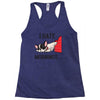 i hate mornings Racerback Tank