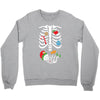Christmas Skeleton mom and baby maternity Crewneck Sweatshirt