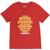 You Are Braver Than You Believe Stronger V-Neck Tee