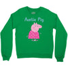 peppa pig auntie pig Crewneck Sweatshirt