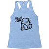 huh dinosaur Racerback Tank