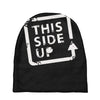this side up funny drinking Baby Beanies