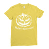 happy halloween 3 Ladies Fitted T-Shirt