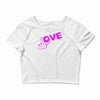fuck love party Crop Top