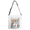 yorkie dad Adjustable Strap Totes