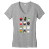 cupcake costume party Women's V-Neck T-Shirt
