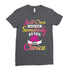 just once i want to be somebody elses fi̇rst choice Ladies Fitted T-Shirt