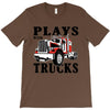 plays with trucks family matching T-Shirt