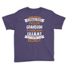Super Cool Grandson Of A Freaking Awesome Grammy Youth Tee