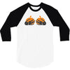pumpkin boobs 3/4 Sleeve Shirt