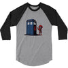 defacing the phonebox hoody 3/4 Sleeve Shirt