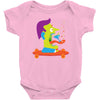 skate face Baby Onesie