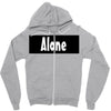 alone anymore Zipper Hoodie