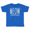 meow cute cat face Toddler T-shirt