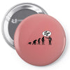 stop following me monkey Pin-back button
