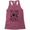 melanin wine books Racerback Tank