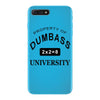 dumbass university t shirt school party funny tee iPhone 7 Plus Case