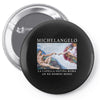 Michelangelo Creation of Adam Pin-back button