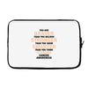 Braver Stronger Smarter Uterine Cancer Awareness Laptop sleeve