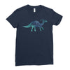 Princess Dinosaur Ladies Fitted T-Shirt