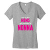 Only The Best Moms Get Promoted To Nonna Women's V-Neck T-Shirt
