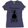 Princesses Are Born In July Ladies Fitted T-Shirt