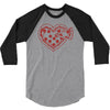 pizza my heart 3/4 Sleeve Shirt