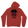 skull with beard Unisex Hoodie